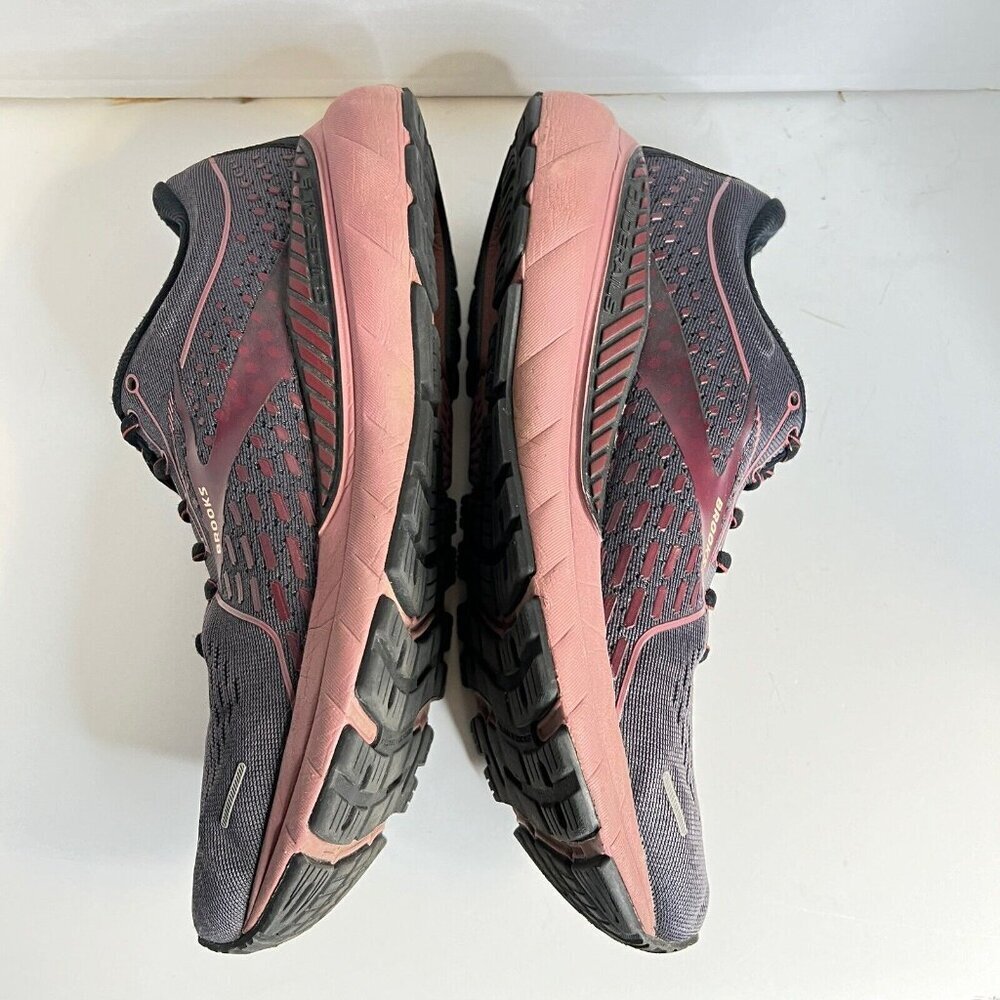 BROOKS Adrenaline GTS 21 Running Shoes Womens 9.5 Black Purple 1203291B… - Picture 8 of 14